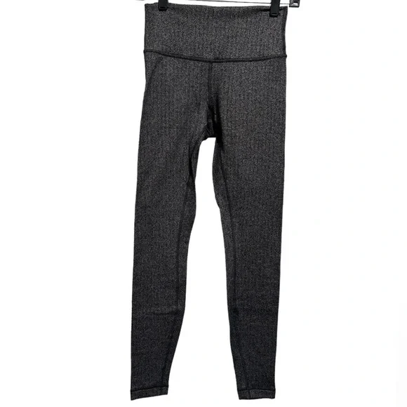 ⚡️CLEAR OUT SALE⚡️ lululemon Wunder Under Hi-Rise 7/8 Tight Herringbone - Picture 5 of 12